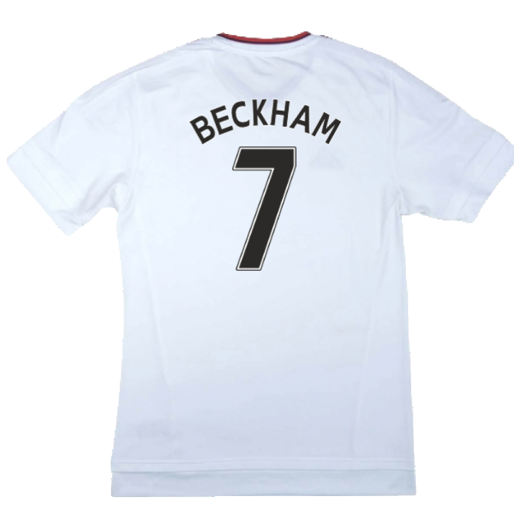 Manchester United 2015-16 Away Shirt (Excellent) (Beckham 7)