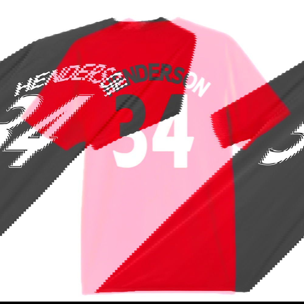 Manchester United 2015-16 Home Shirt (Mint) (Henderson 34)