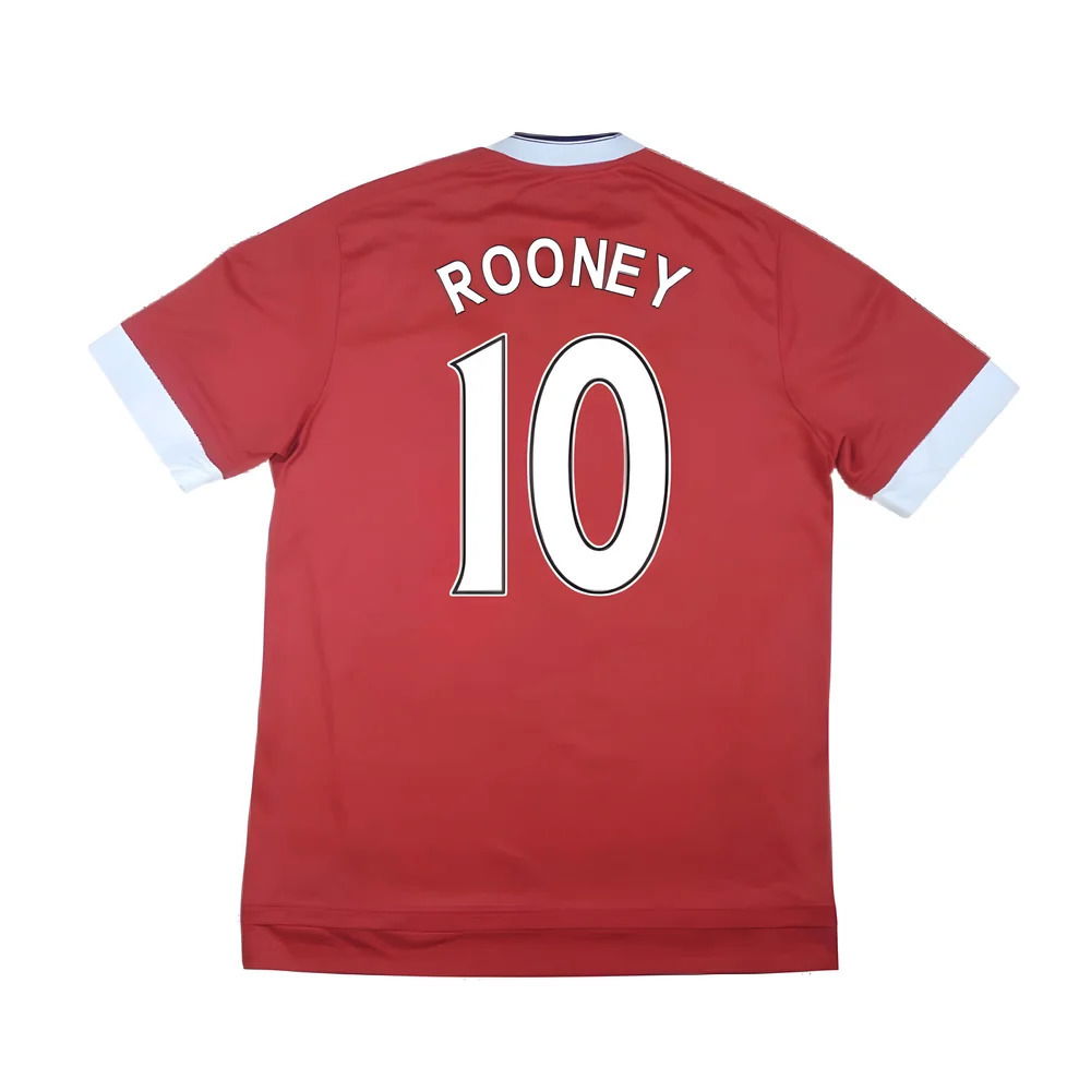 Manchester United 2015-16 Home Shirt ((Very Good) M) (Rooney 10)
