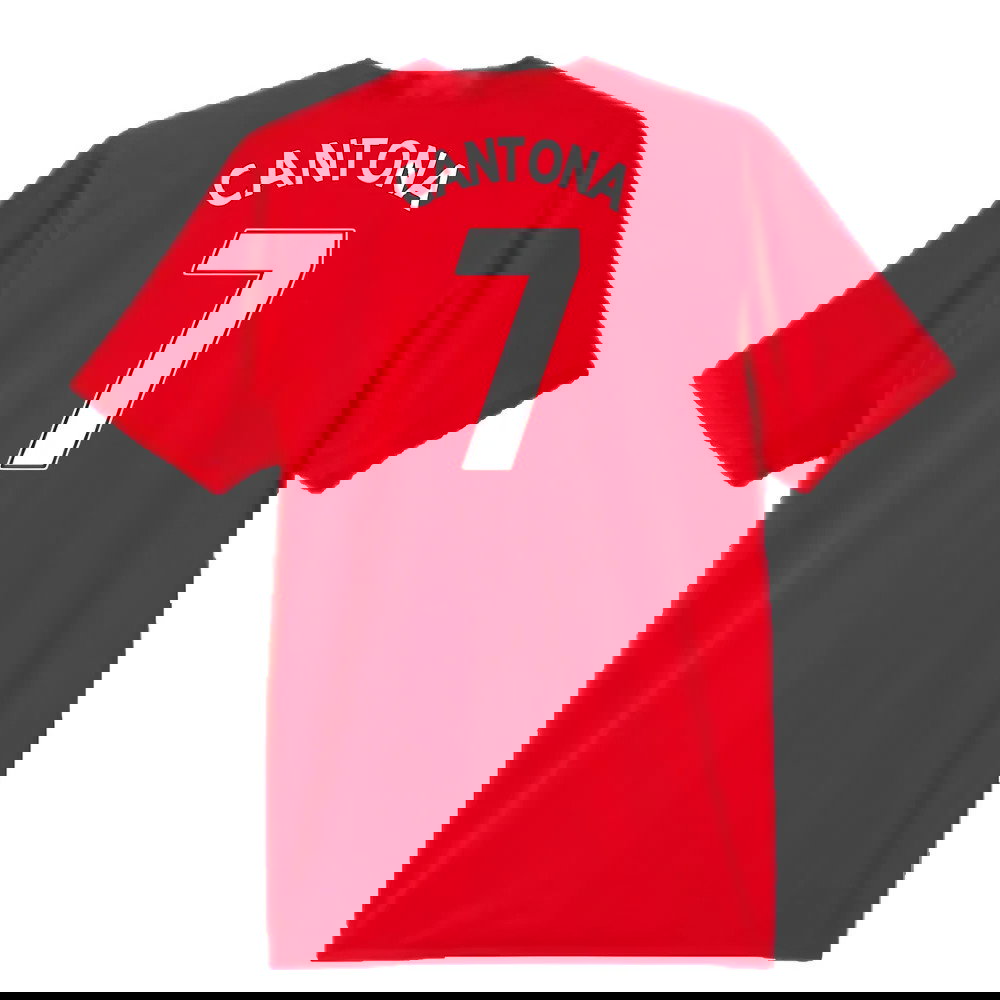 Manchester United 2016-17 Home Shirt (Womens 12) Pogba #6 (Very Good) (Cantona 7)