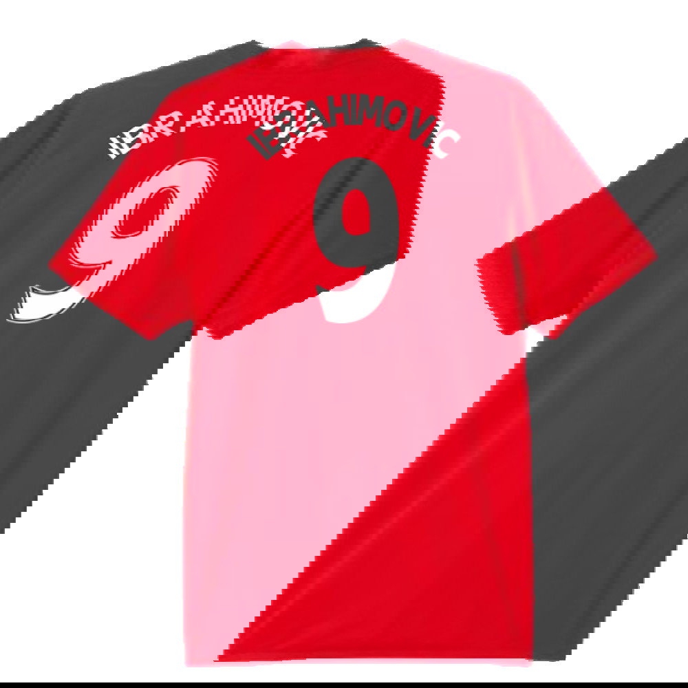 Manchester United 2016-17 Home Shirt (Womens 12) Pogba #6 (Very Good) (Ibrahimovic 9)