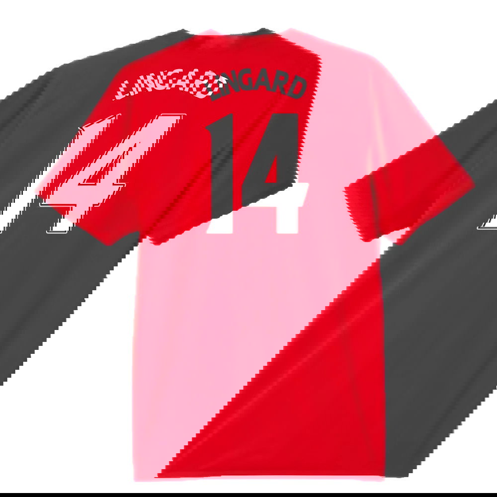 Manchester United 2016-17 Home Shirt (Womens 12) Pogba #6 (Very Good) (Lingard 14)