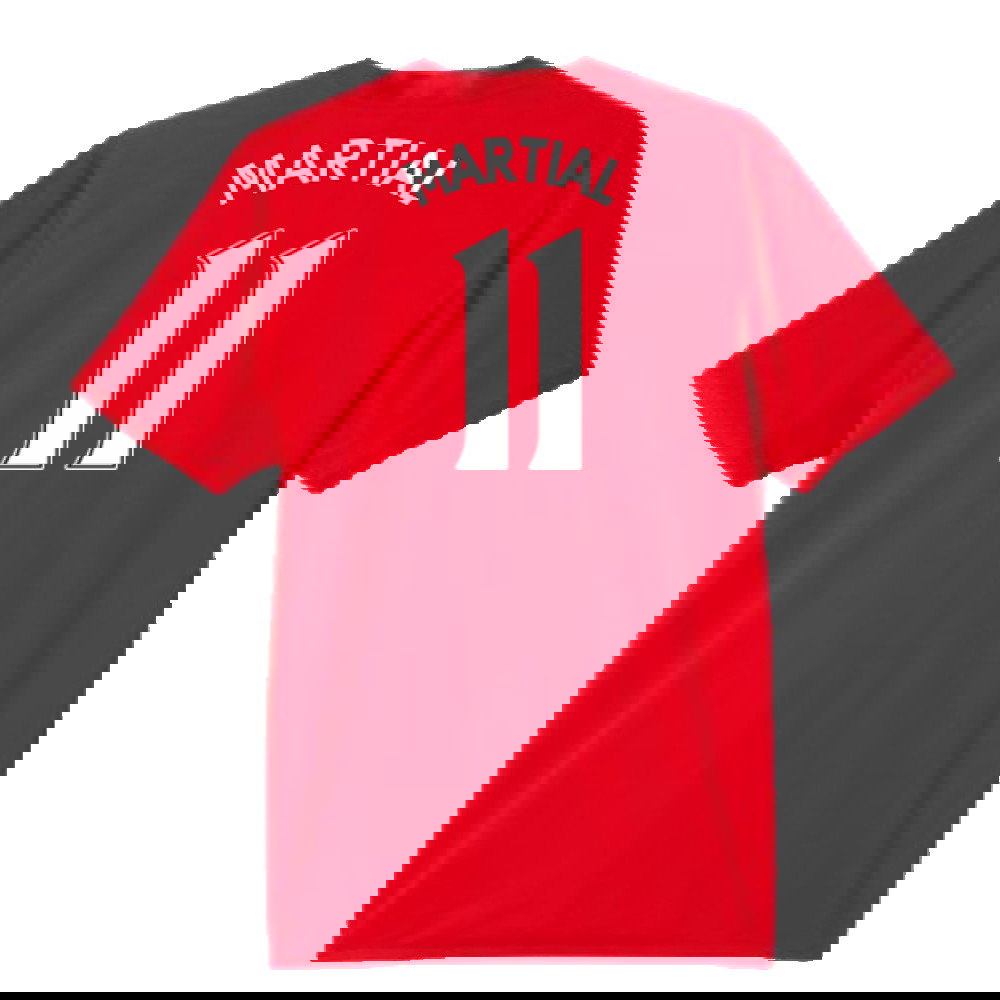 Manchester United 2016-17 Home Shirt (Womens 12) Pogba #6 (Very Good) (Martial 11)