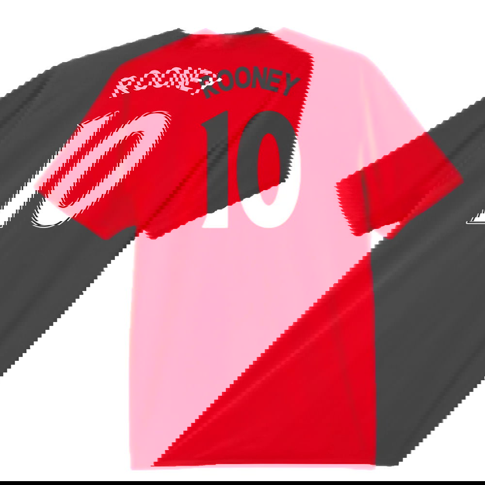 Manchester United 2016-17 Home Shirt (Womens 12) Pogba #6 (Very Good) (Rooney 10)