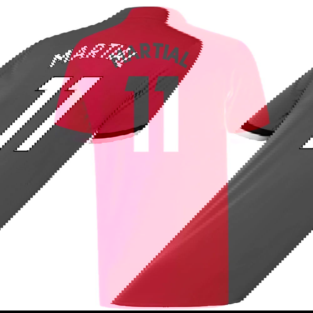 Manchester United 2017-18 Home Shirt ((Excellent) 4-5 Year) (Martial 11)