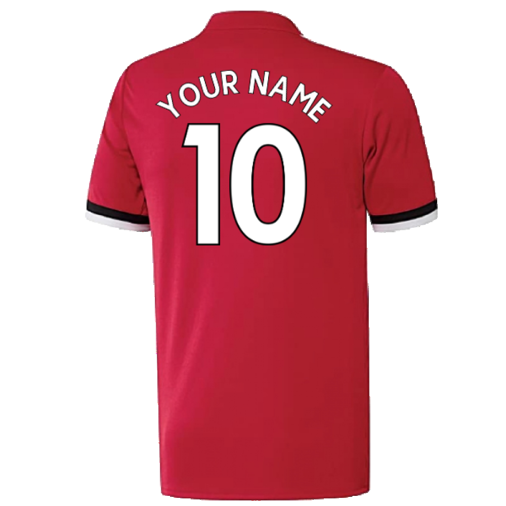 Manchester United 2017-18 Home Shirt ((Excellent) 4-5 Year) (Your Name)