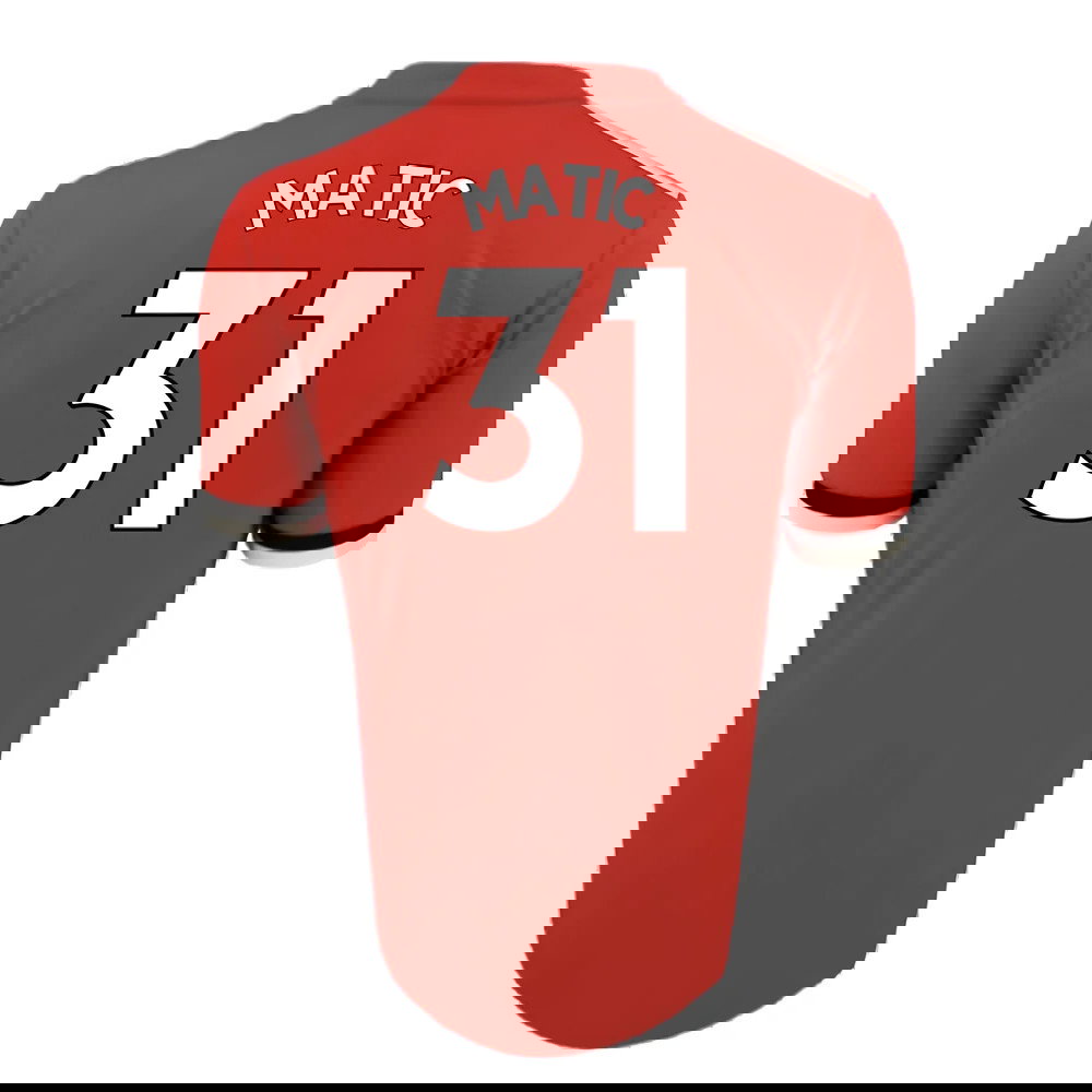 Manchester United 2017-18 Home Shirt (Excellent) (Matic 31)