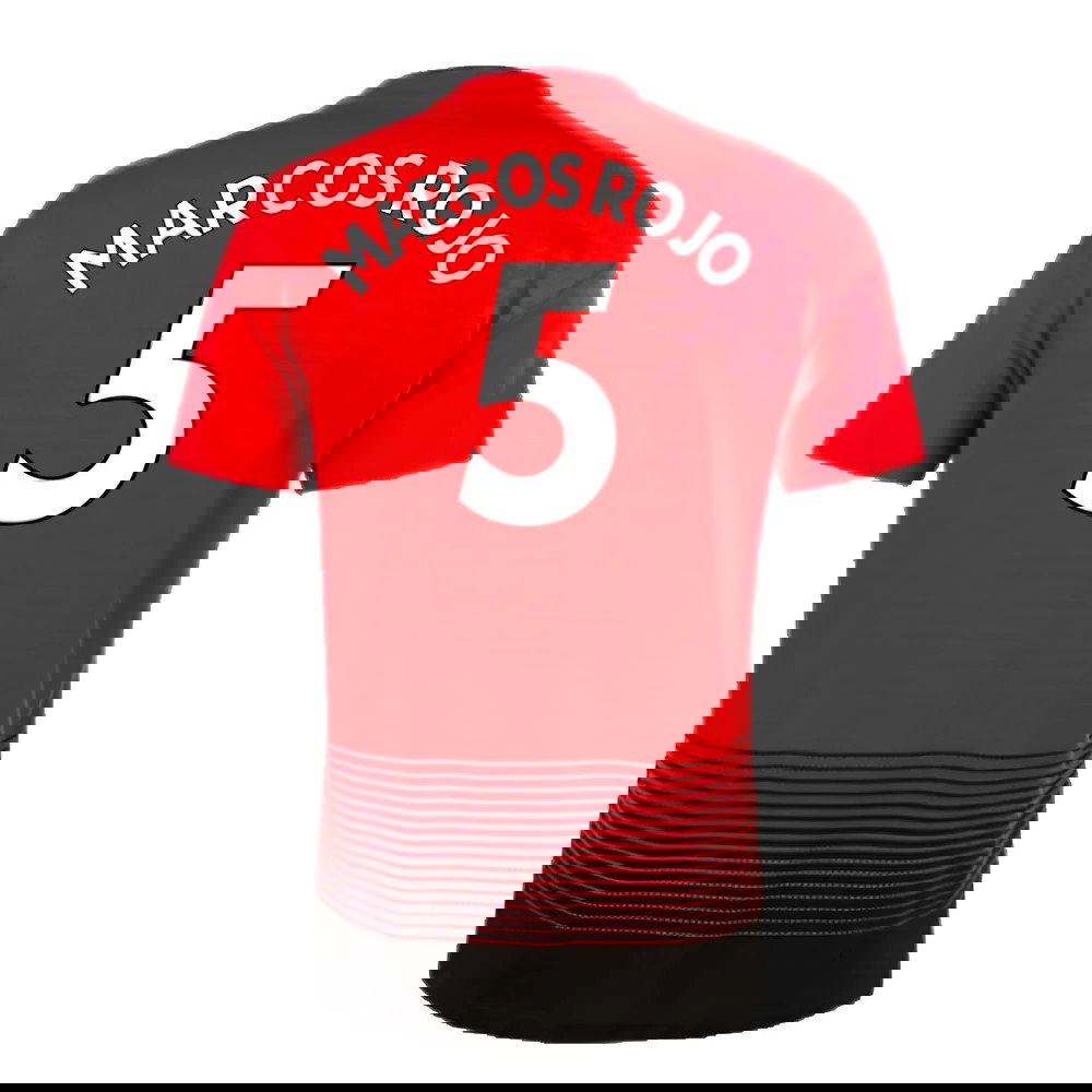 Manchester United 2018-19 Home Shirt (M) (Excellent) (Marcos Rojo 5)