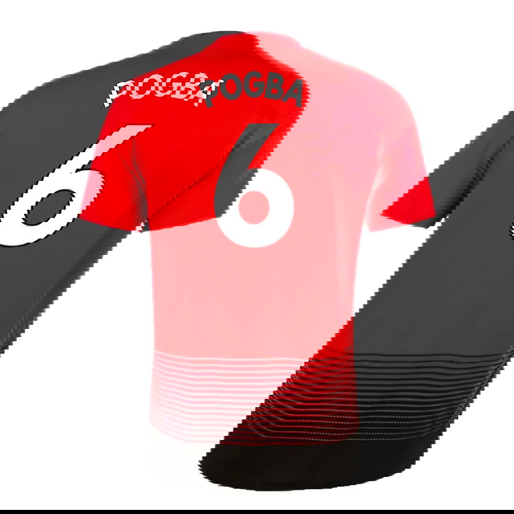 Manchester United 2018-19 Home Shirt (M) (Excellent) (Pogba 6)