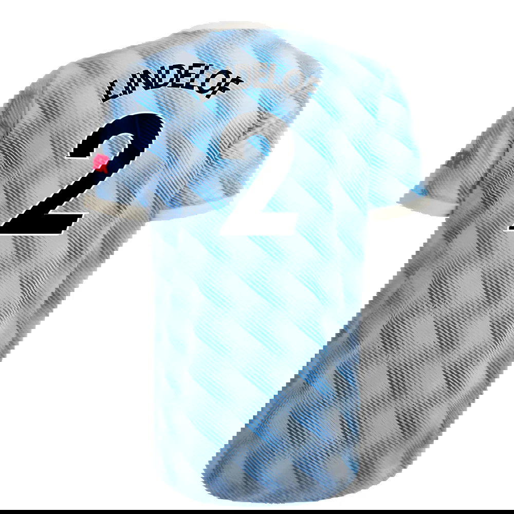 Manchester United 2021-22 Away Shirt (XL) (Mint) (LINDELOF 2)