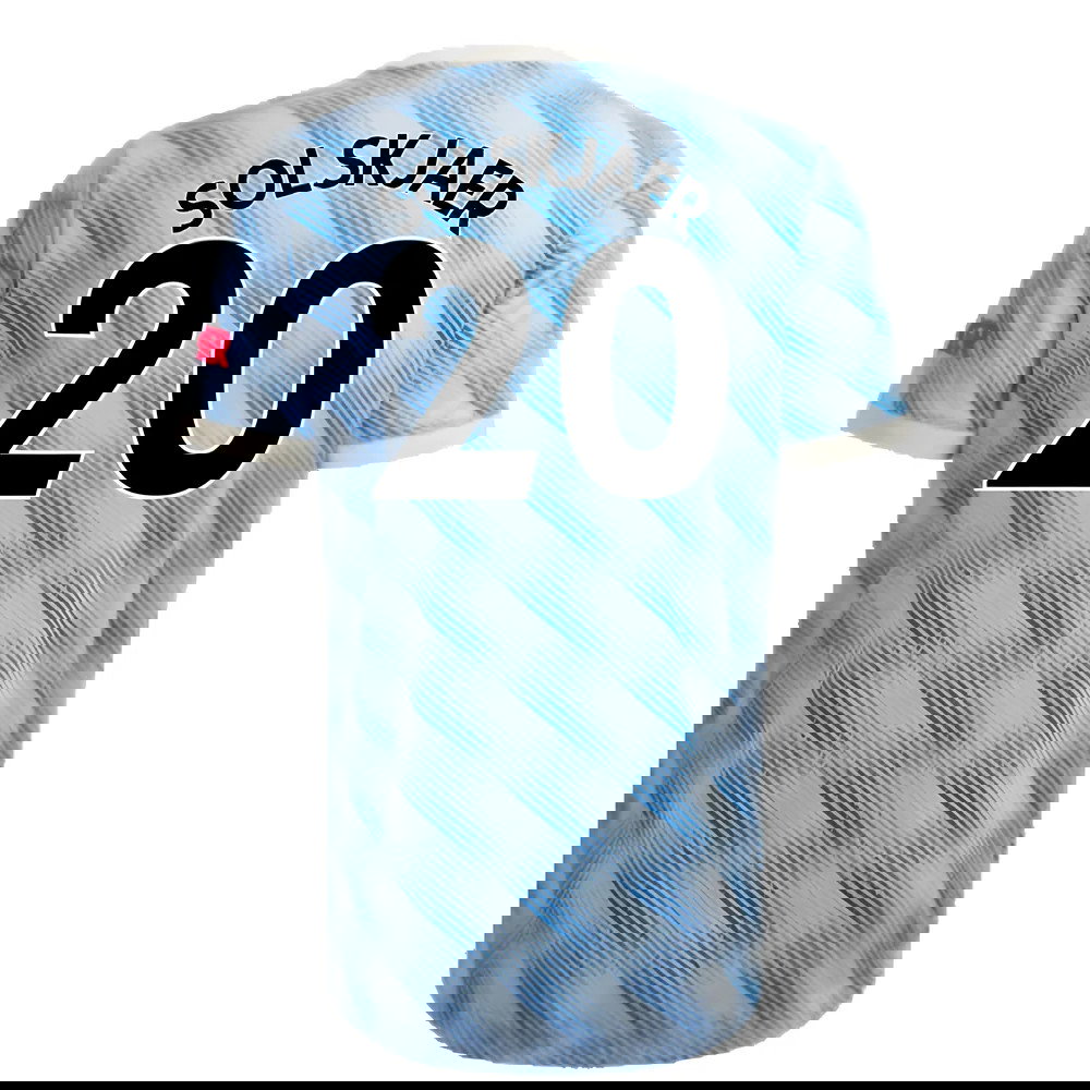 Manchester United 2021-22 Away Shirt (XL) (Mint) (SOLSKJAER 20)