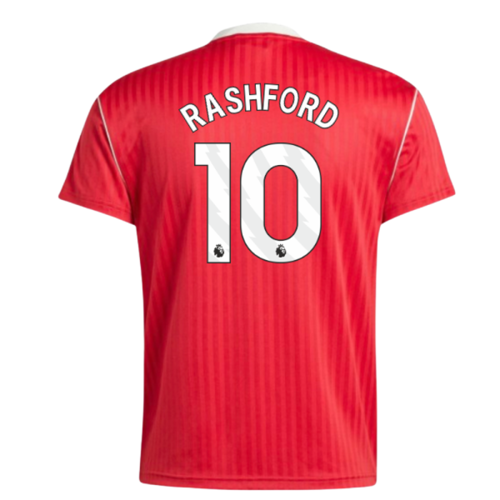 Manchester United Terrace Icons Shirt (Red) (Rashford 10)
