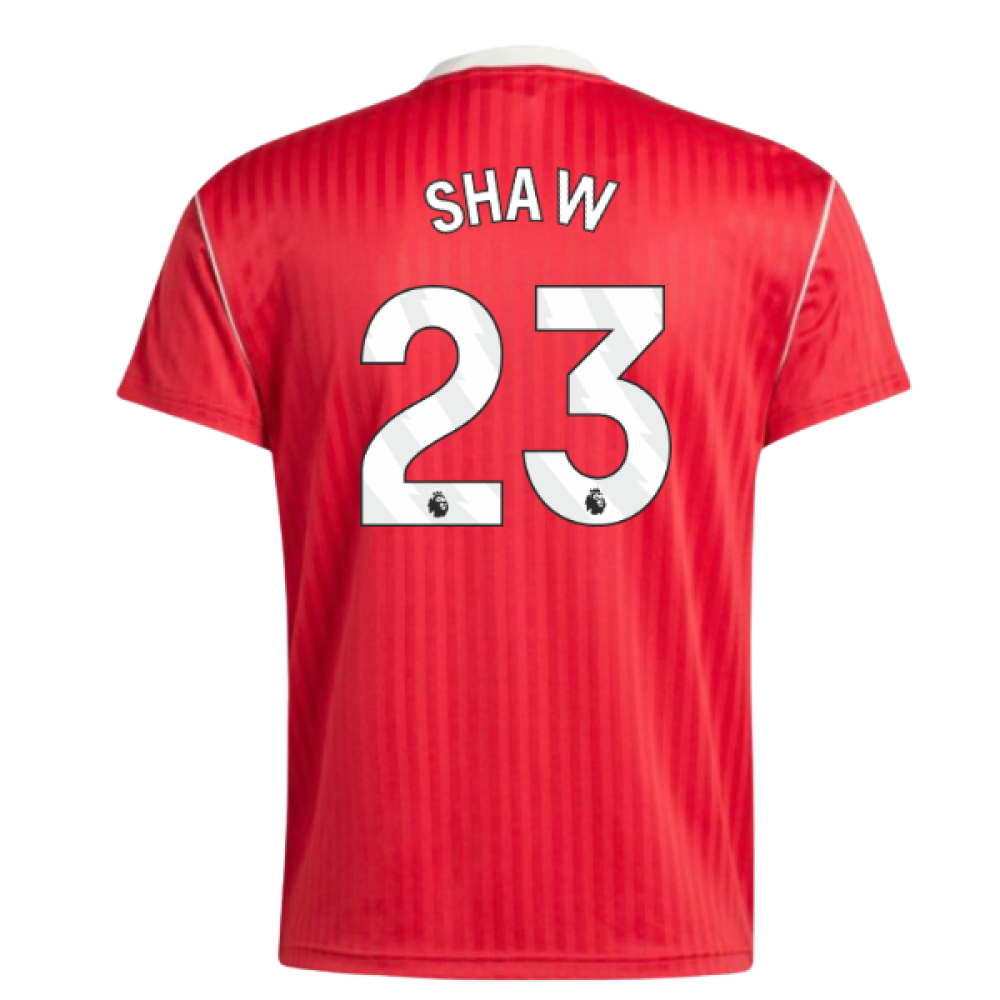 Manchester United Terrace Icons Shirt (Red) (Shaw 23)