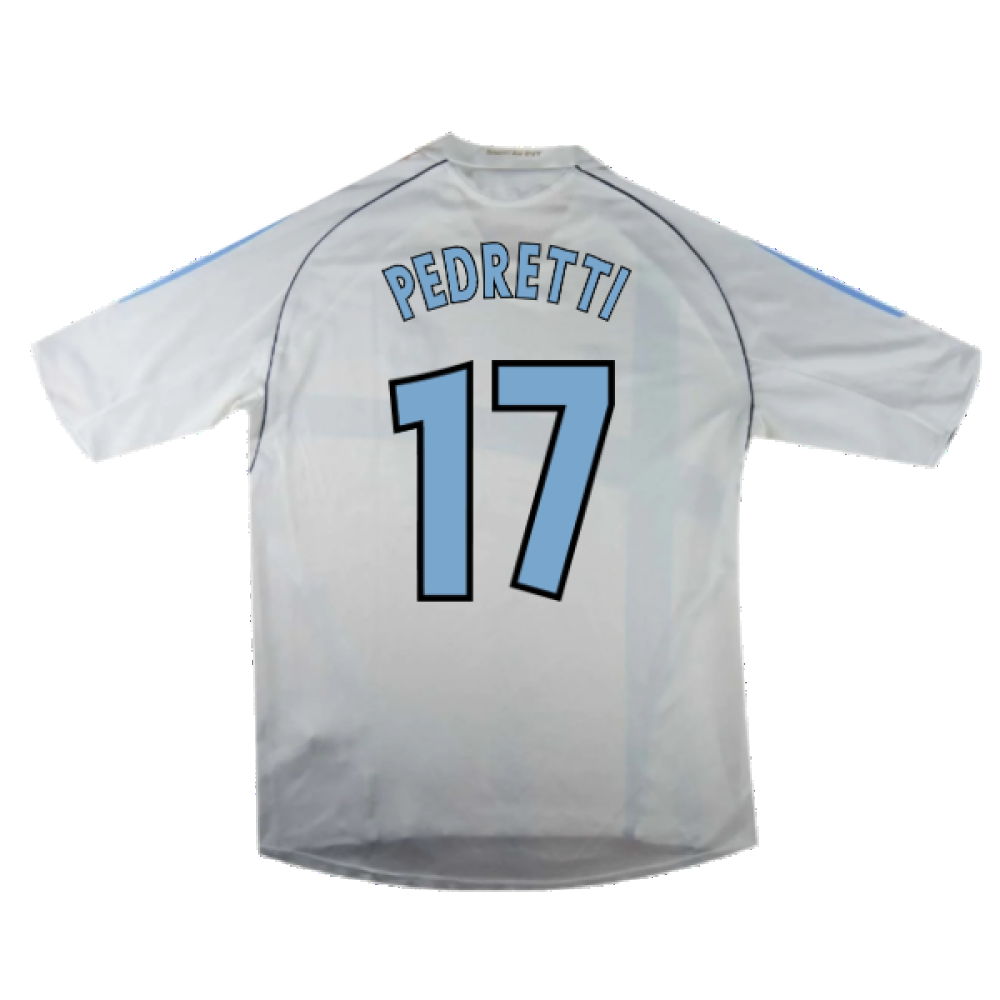 Marseille 2004-05 Home Shirt ((Excellent) L) (Pedretti 17)
