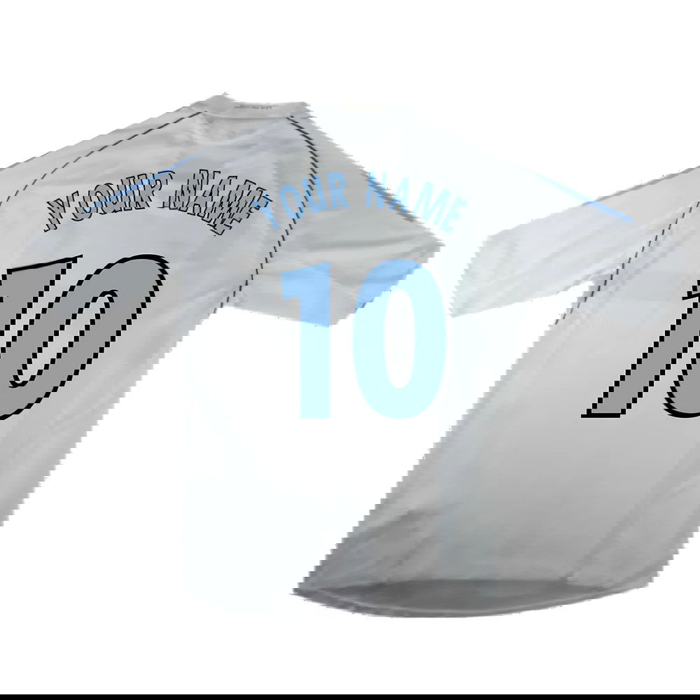 Marseille 2004-05 Home Shirt ((Excellent) L) (Your Name)