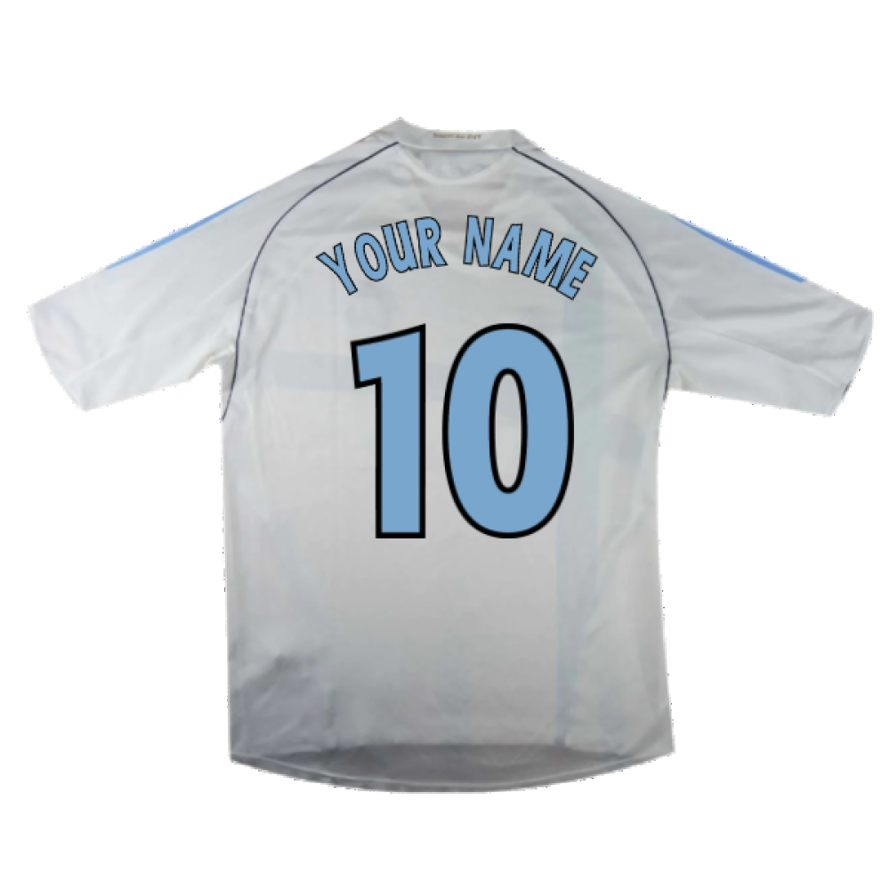 Marseille 2004-05 Home Shirt ((Excellent) L) (Your Name)