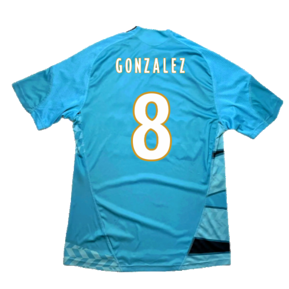 Marseille 2009-10 Away Shirt ((Excellent) M) (Gonzalez 8)
