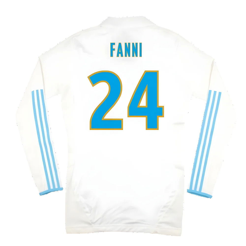 Marseille 2011-12 Player Spec Long Sleeve Home Shirt ((Excellent) L) (Fanni 24)