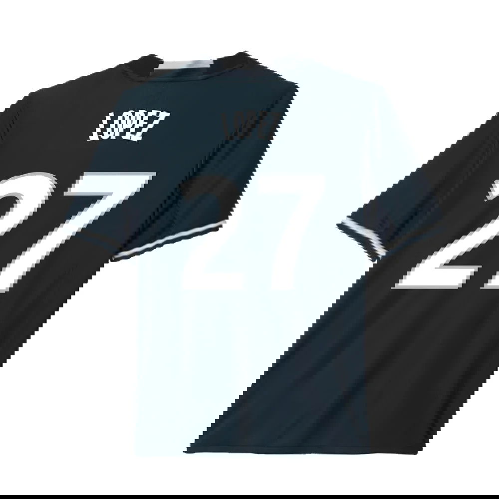 Marseille 2016-17 Away Shirt (S) (Very Good) (Lopez 27)