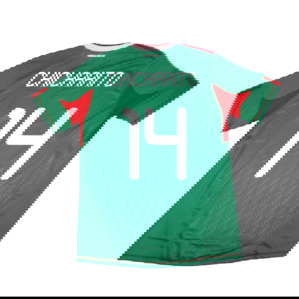 Mexico 2010-11 Home Shirt (2XL) (Very Good) (Chicharito 14)