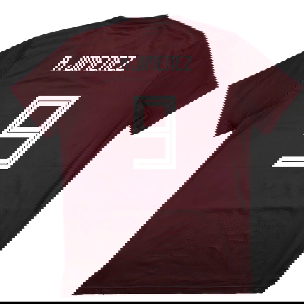 Mexico 2018-19 Adidas Training Shirt (S) (R Jimenez 9) (Excellent)