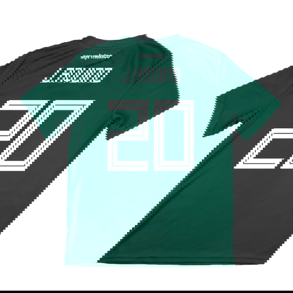 Mexico 2018-19 Home Shirt (Mint) (J.Aquino 20)