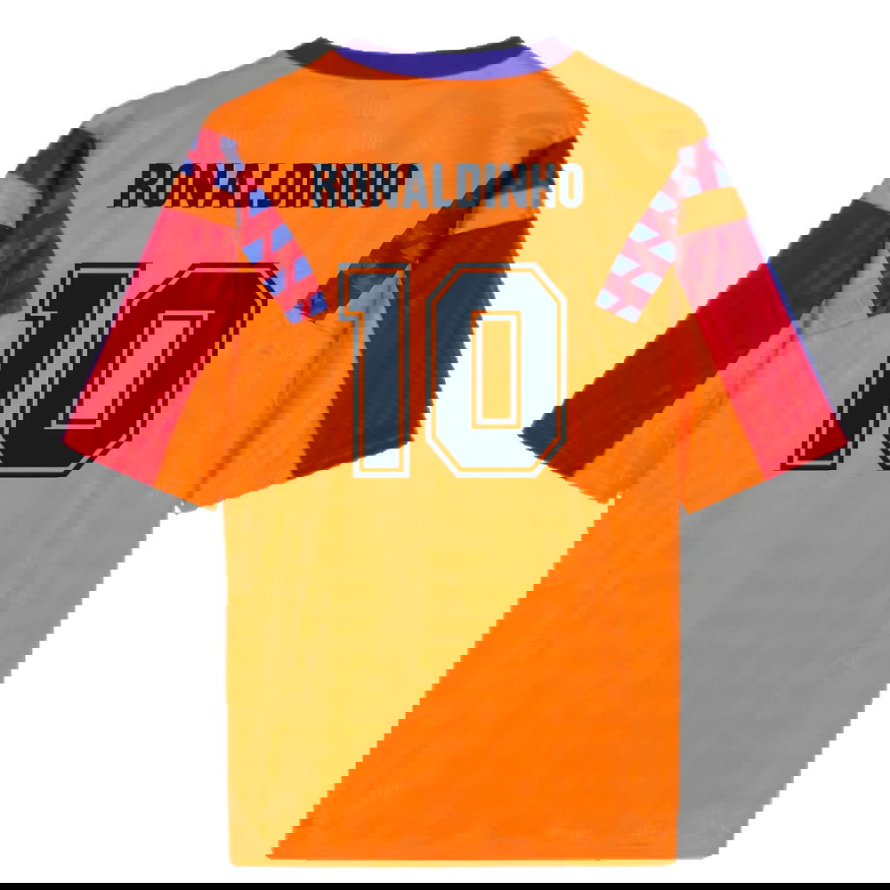 Meyba 1992 Barcelona Reissue Away Shirt (Ronaldinho 10)