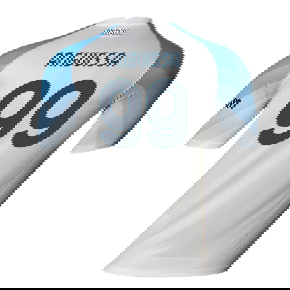 Napoli 2022-2023 Away Player Issue Shirt (XL) (Very Good) (Anguissa 99)