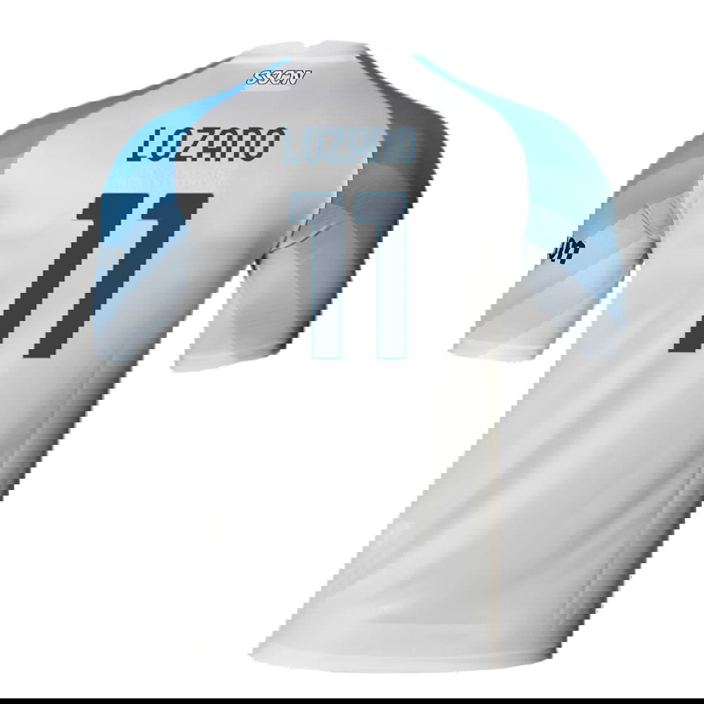 Napoli 2022-2023 Away Player Issue Shirt (XL) (Very Good) (Lozano 11)