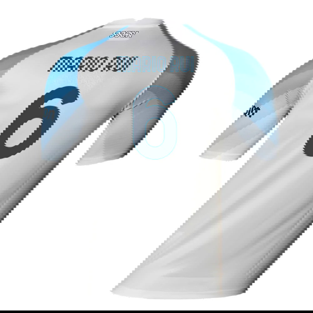 Napoli 2022-2023 Away Player Issue Shirt (XL) (Very Good) (Mario Rui 6)