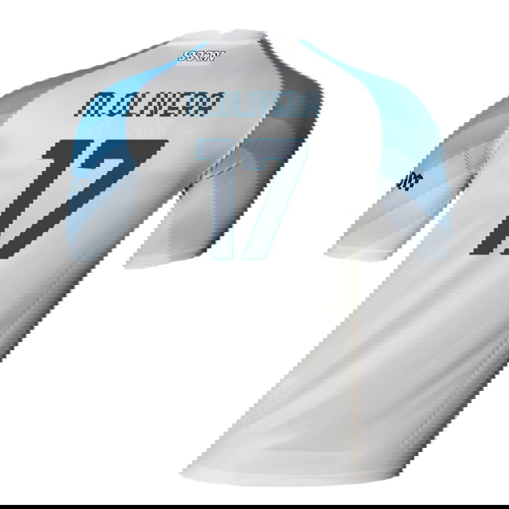 Napoli 2022-2023 Away Player Issue Shirt (XL) (Very Good) (M.Olivera 17)