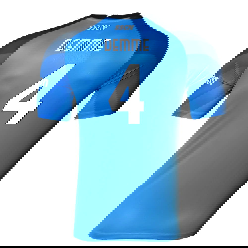 Napoli 2022-23 Player Issue Home Shirt (3XL) (Demme 4) (Excellent)