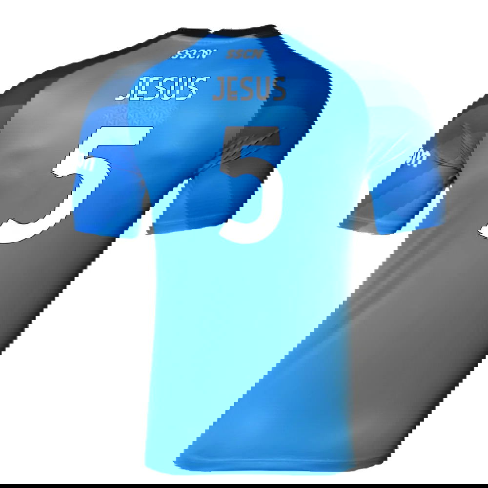 Napoli 2022-23 Player Issue Home Shirt (3XL) (Jesus 5) (Excellent)