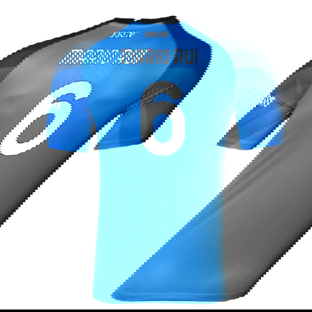 Napoli 2022-23 Player Issue Home Shirt (3XL) (Mario Rui 6) (Excellent)