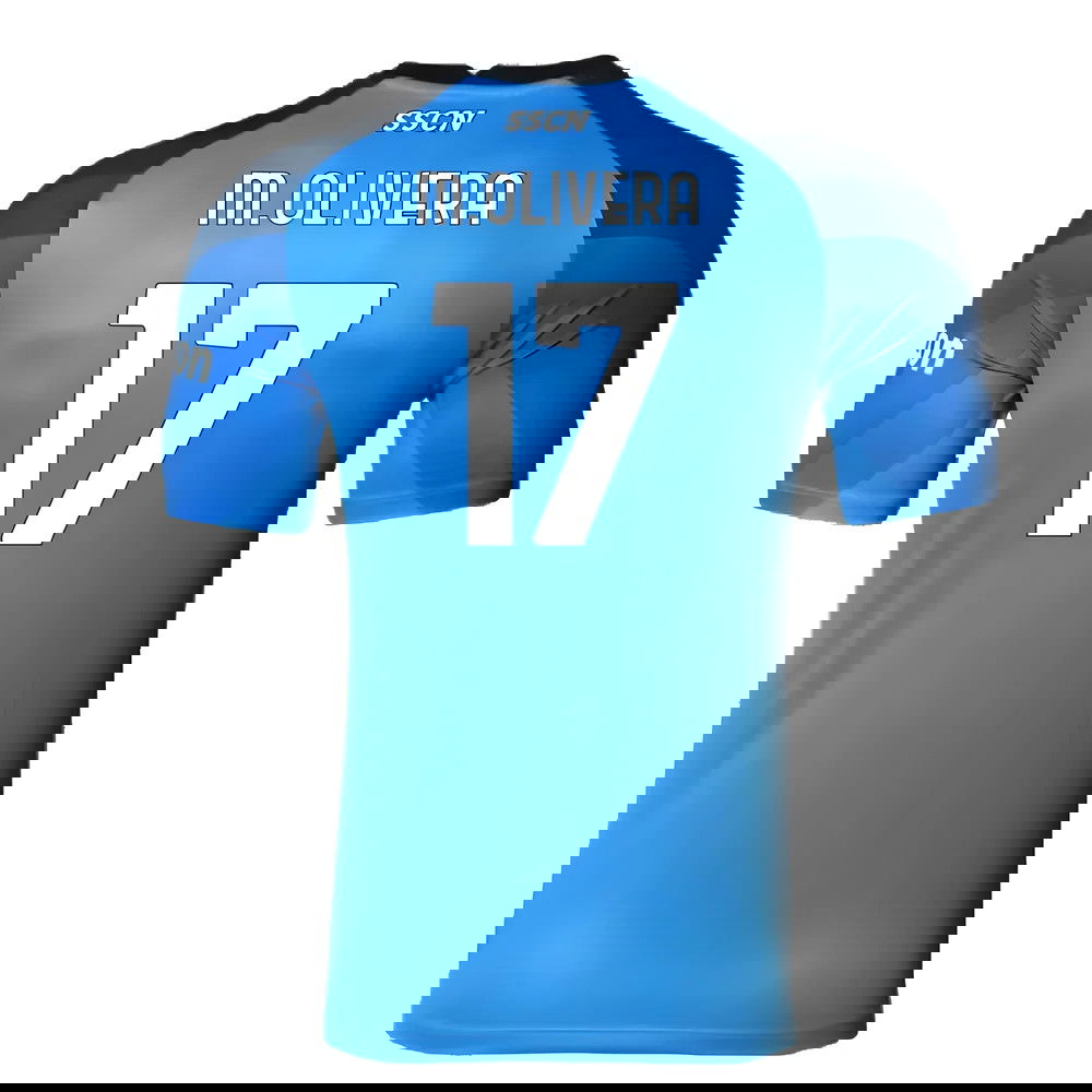 Napoli 2022-23 Player Issue Home Shirt (3XL) (M.Olivera 17) (Excellent)
