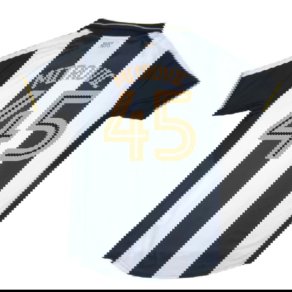 Newcastle United 2016-17 Sponsorless Home Shirt (M) (Excellent) (Mitrovic 45)