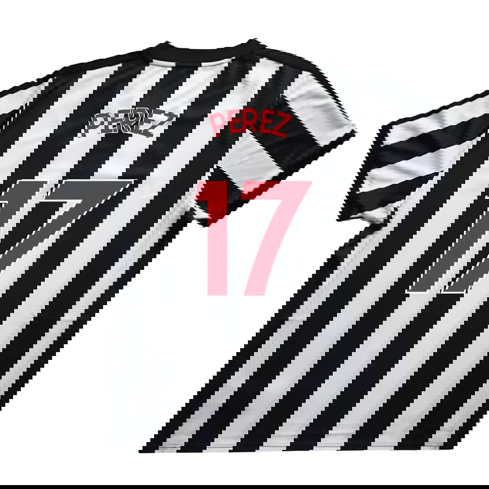 Newcastle United 2017-18 Home Shirt (Sponserless) (S) (BNWT) (Perez 17)