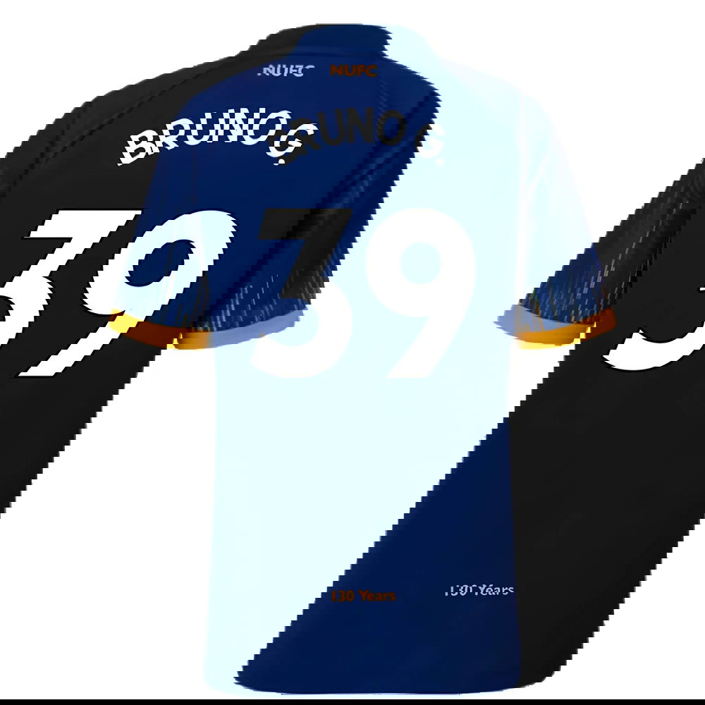 Newcastle United 2022-23 Away Shirt (Sponsorless) (L) (Excellent) (BRUNO G. 39)