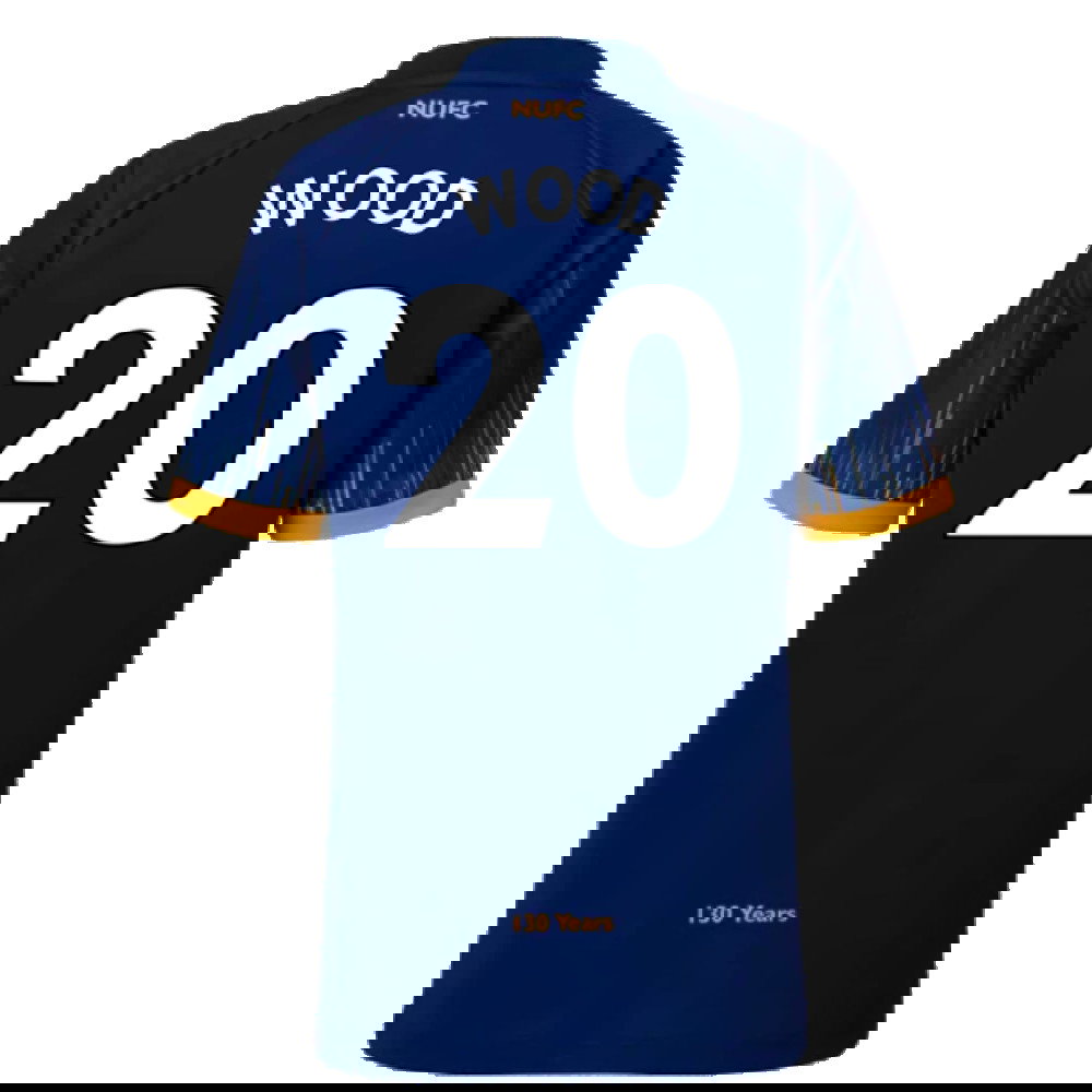 Newcastle United 2022-23 Away Shirt (Sponsorless) (L) (Excellent) (WOOD 20)