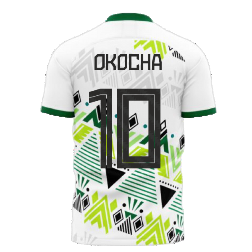 Nigeria 2025-2026 Away Concept Football Kit (Libero) (OKOCHA 10)