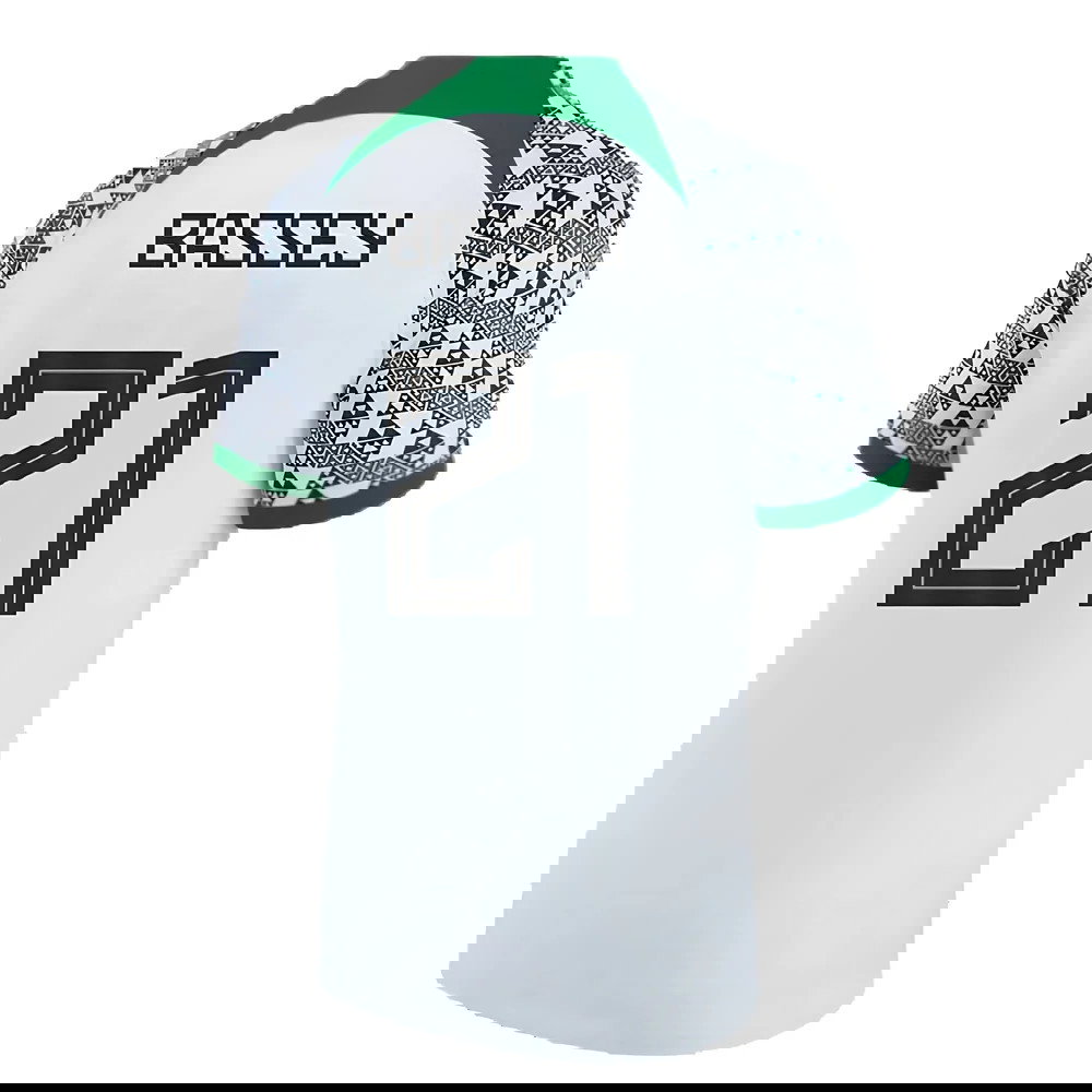 Nigeria 2021-2023 Away Shirt (S) (Excellent) (Bassey 21)