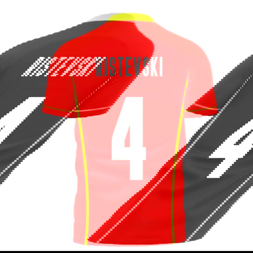 North Macedonia 2025-2026 Home Concept Shirt (Libero) (RISTEVSKI 4)