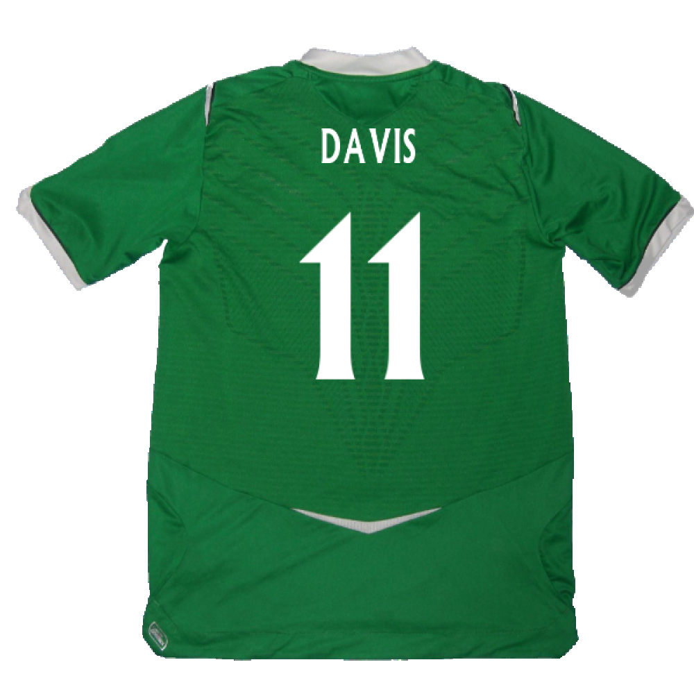Northern Ireland 2008-09 Home Shirt (XL) (Good) (Davis 11)