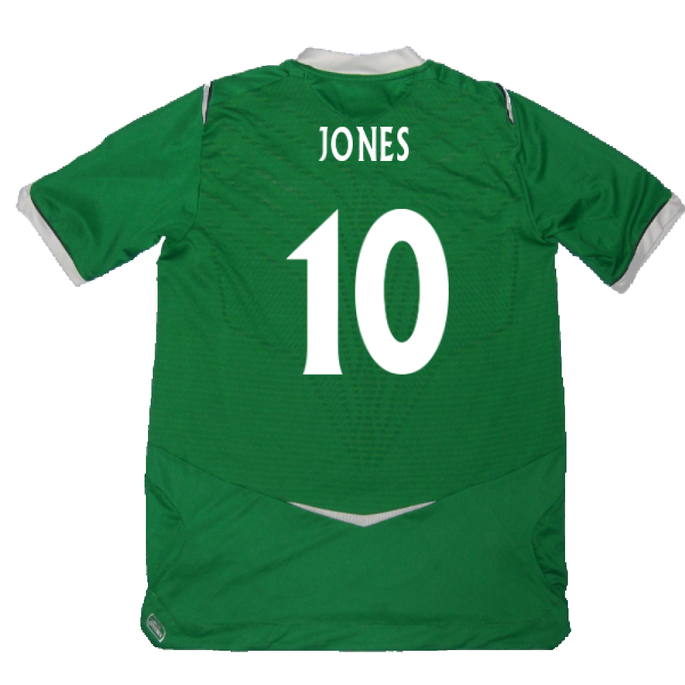 Northern Ireland 2008-09 Home Shirt (XL) (Good) (Jones 10)