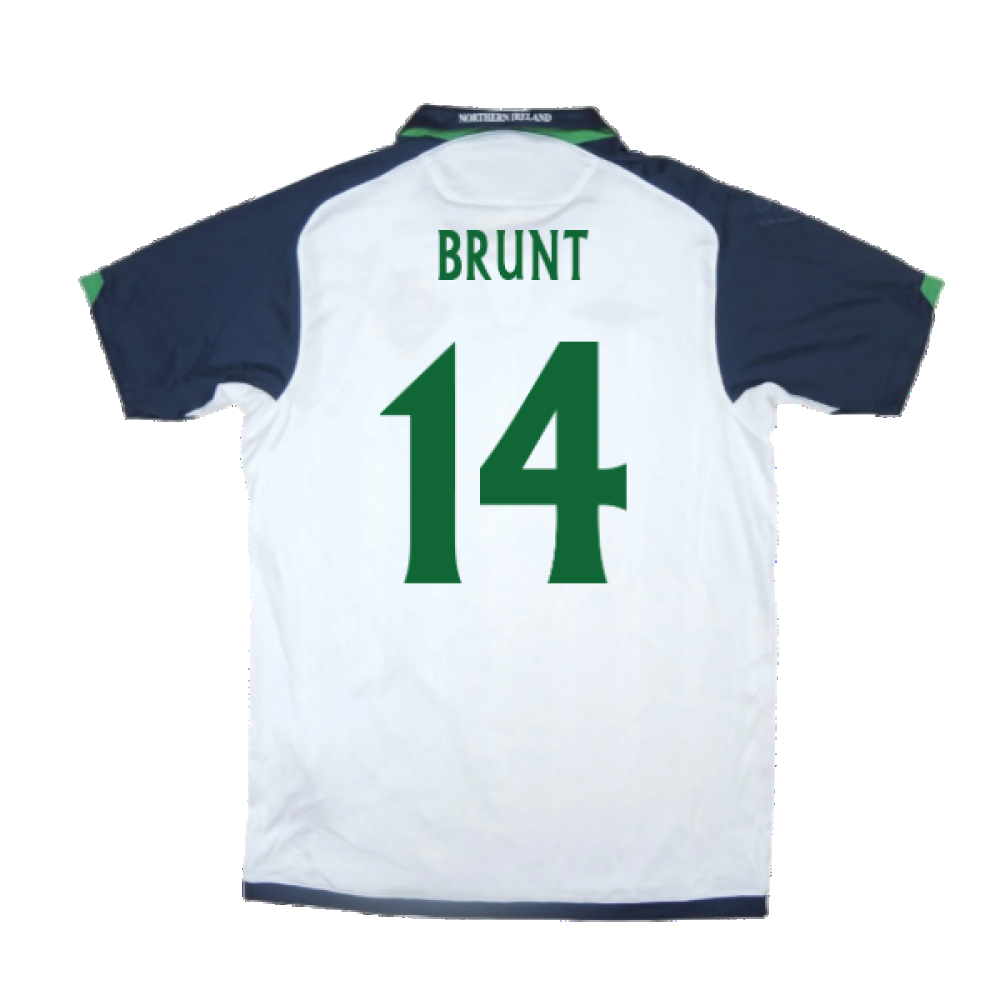 Northern Ireland 2009-10 Away Shirt ((Very Good) XL) (Brunt 14)