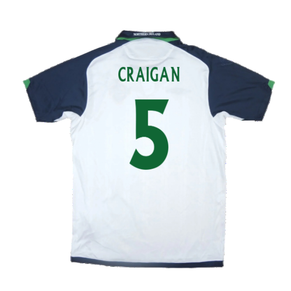 Northern Ireland 2009-10 Away Shirt ((Very Good) XL) (Craigan 5)