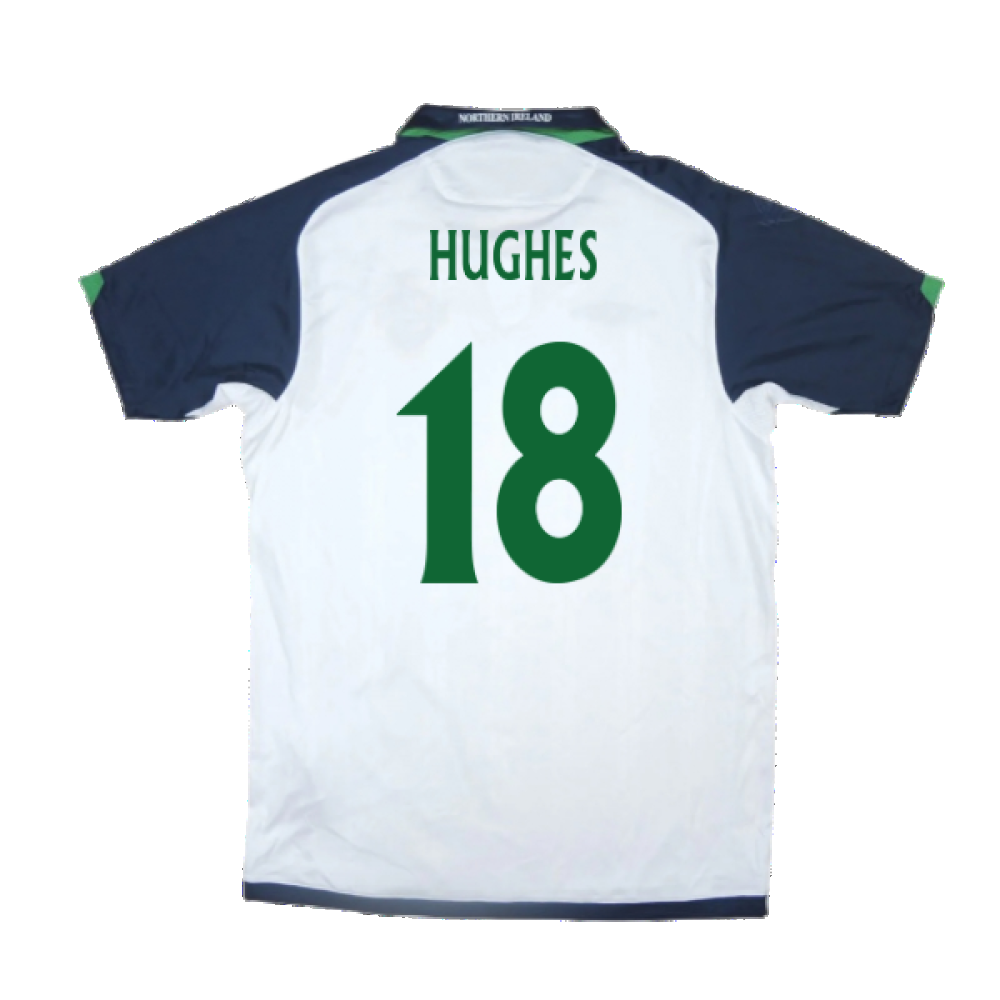 Northern Ireland 2009-10 Away Shirt ((Very Good) XL) (Hughes 18)