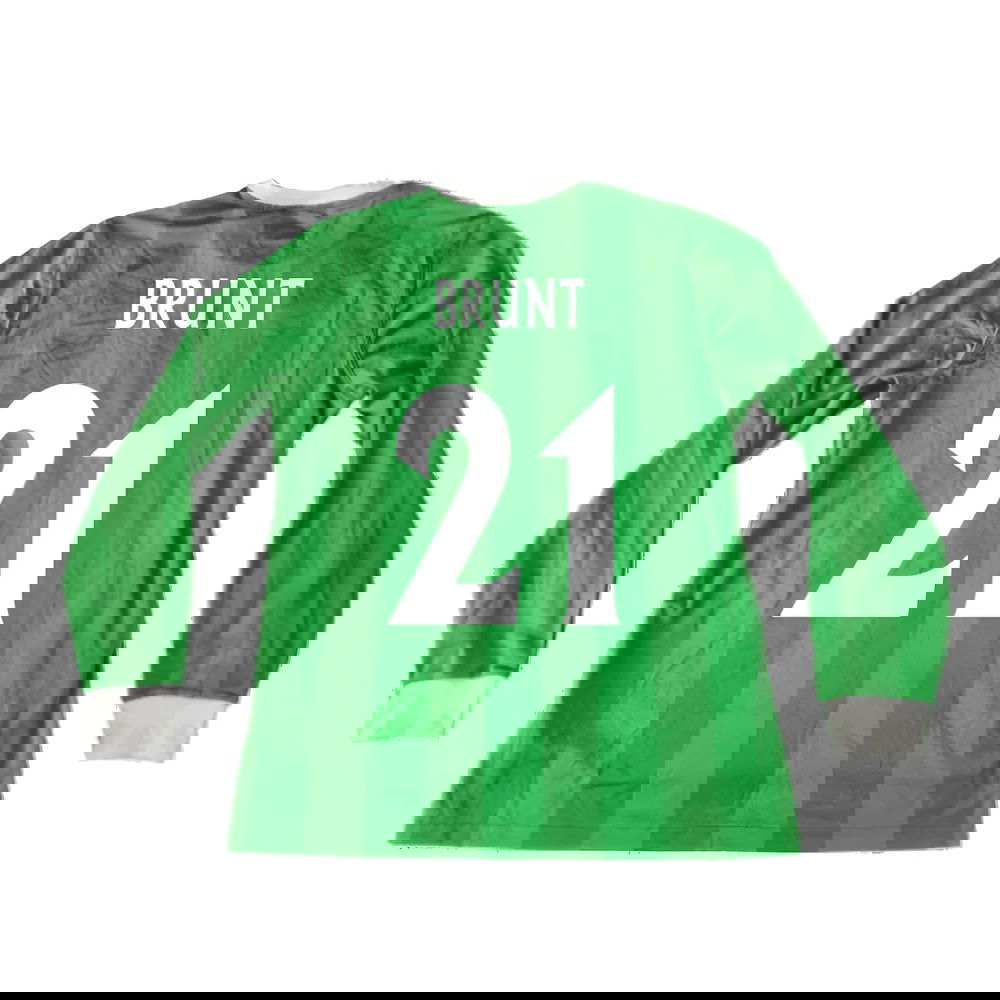 Northern Ireland 2010-12 Long Sleeve Home Shirt ((Good) XL) (Brunt 21)