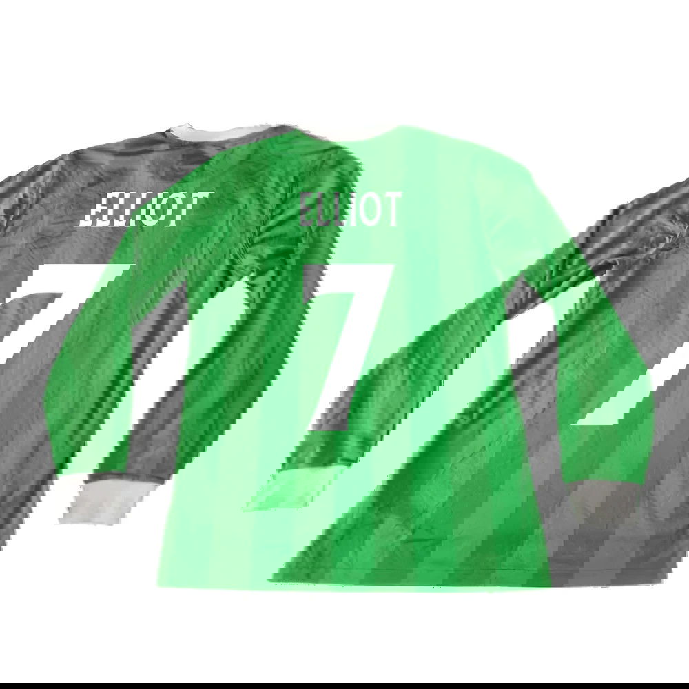 Northern Ireland 2010-12 Long Sleeve Home Shirt ((Good) XL) (Elliot 7)