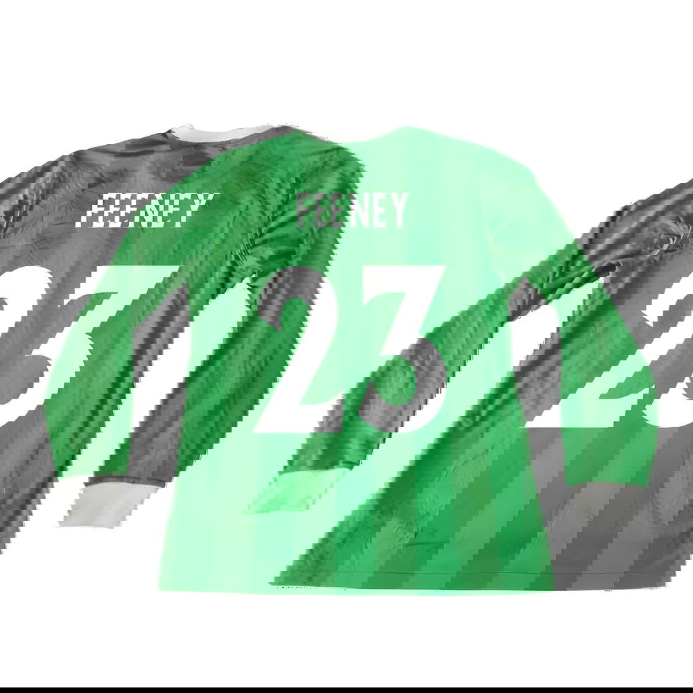 Northern Ireland 2010-12 Long Sleeve Home Shirt ((Good) XL) (Feeney 23)